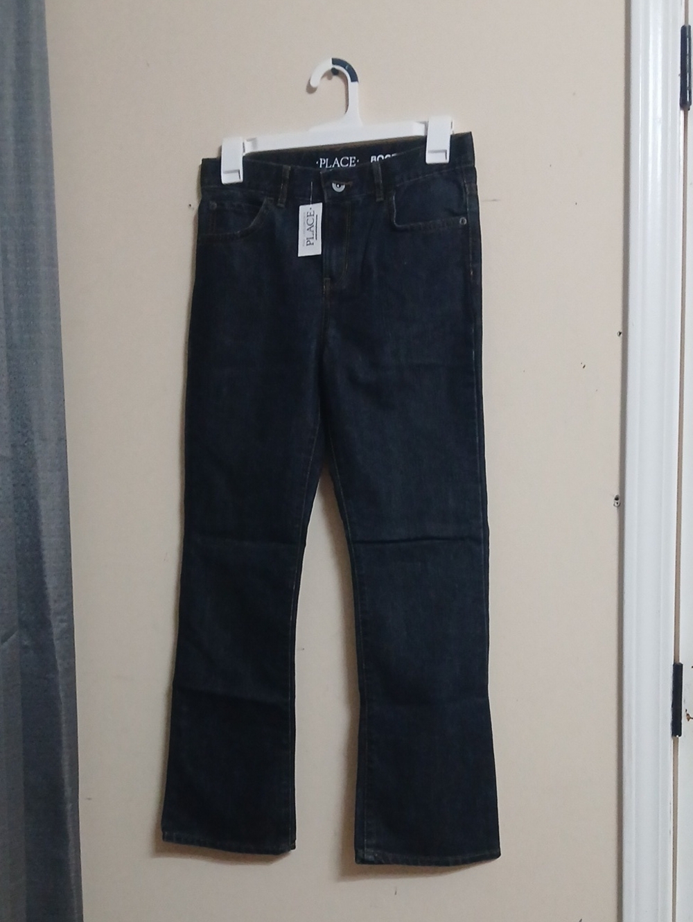 The Children's Place Boy's Dark Blue Boot-Cut Jeans